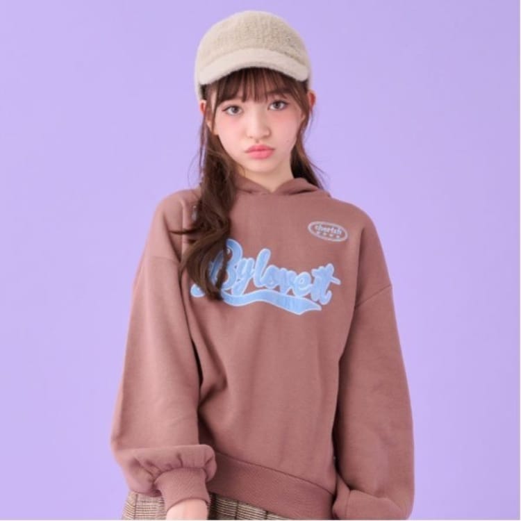 バイ ラビット(by LOVEiT)のフーテッドロングプルオーバー スウェット・トレーナー