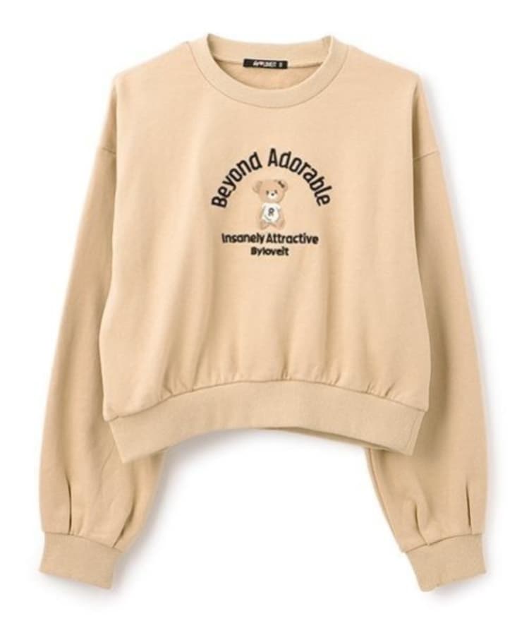 バイ ラビット(by LOVEiT)のバックレースアップラビ子プルオーバー グレージュ(050)