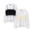 バイ ラビット(by LOVEiT)のチュールビスチェブラウスセット10