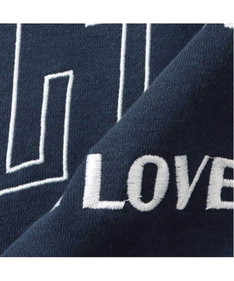バイ ラビット(by LOVEiT)のハーフジップロゴワンピース7