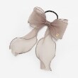 バイ ラビット(by LOVEiT)のシフォンリボンポニー モカブラウン(142)