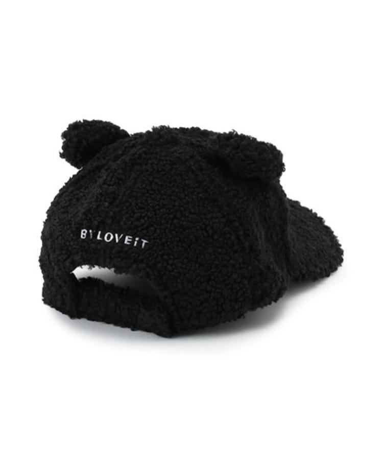 バイ ラビット(by LOVEiT)のクマ耳ボアキャップ2