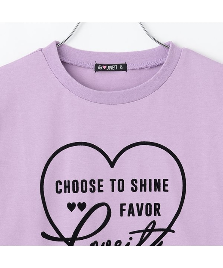 バイ ラビット(by LOVEiT)のハートロングTシャツ2