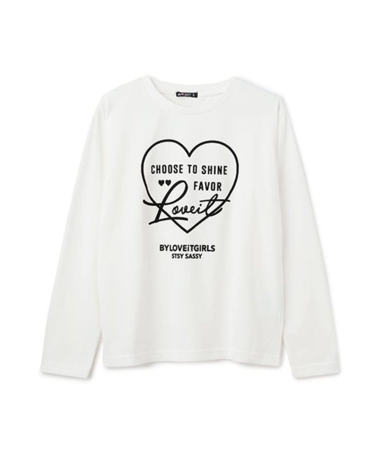 ハートロングTシャツ（Tシャツ） | by LOVEiT（バイ ラビット