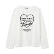 バイ ラビット(by LOVEiT)のハートロングTシャツ オフホワイト(003)