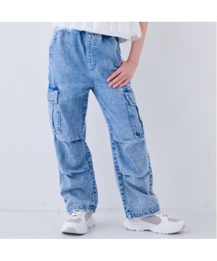 バイ ラビット(by LOVEiT)のカーゴパンツ ブルー(091)