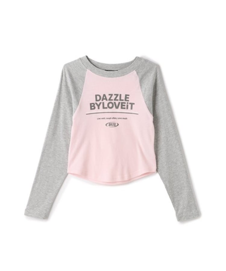 バイ ラビット(by LOVEiT)のラグランTシャツ ピンク(071)