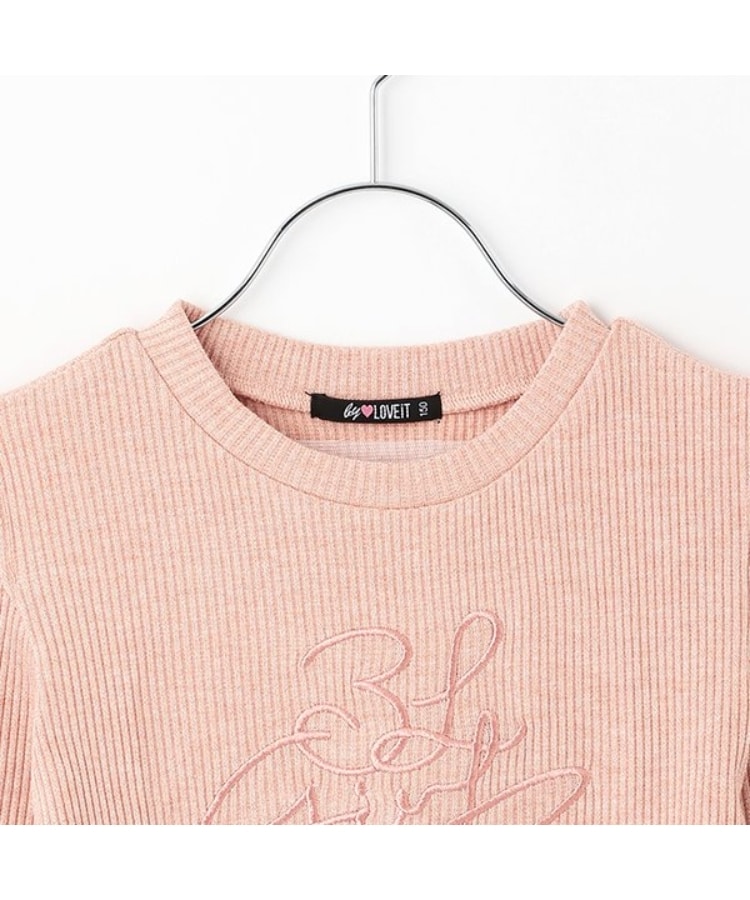 バイ ラビット(by LOVEiT)のテレコ肩スリット長袖Tシャツ5
