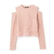 バイ ラビット(by LOVEiT)のテレコ肩スリット長袖Tシャツ3