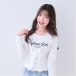 バイ ラビット(by LOVEiT)のレースアップTシャツ オフホワイト(003)