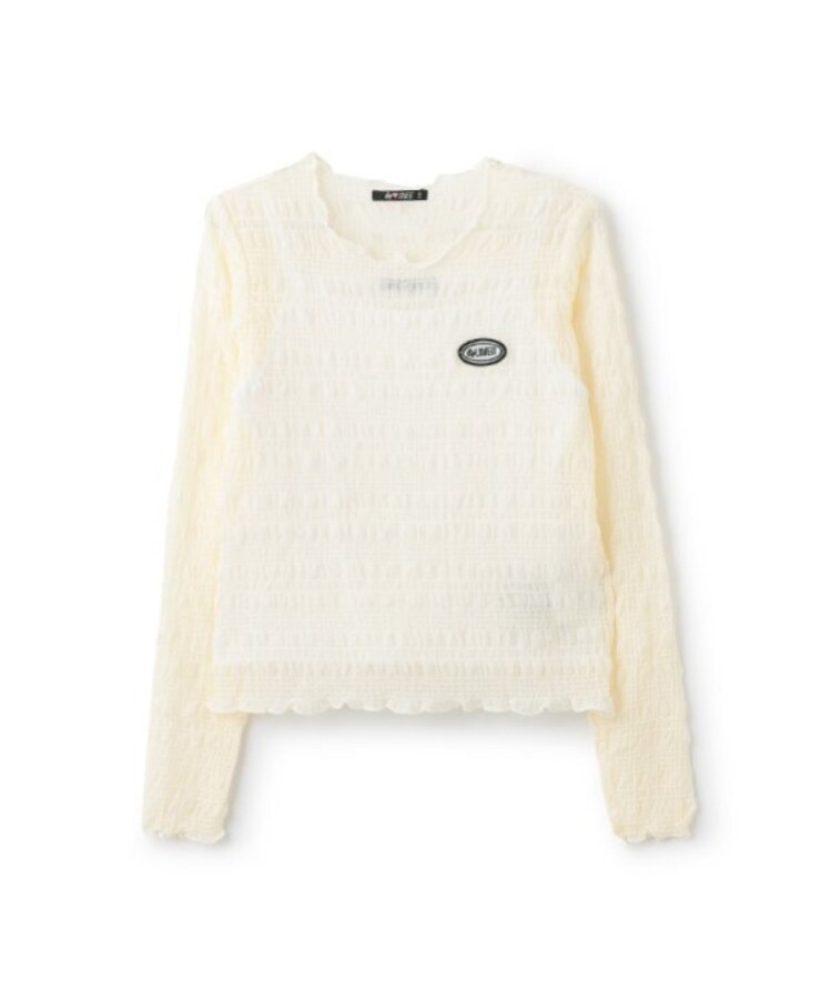 バイ ラビット(by LOVEiT)のキャミつきシアシャーリングTシャツ5
