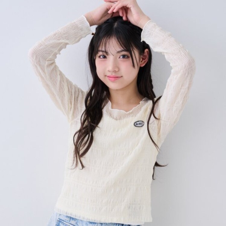 バイ ラビット(by LOVEiT)のキャミつきシアシャーリングTシャツ Ｔシャツ