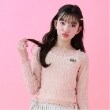 バイ ラビット(by LOVEiT)のキャミつきシアシャーリングTシャツ ピンク(071)