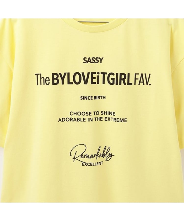 バイ ラビット(by LOVEiT)のおしゃれテキストTシャツ3