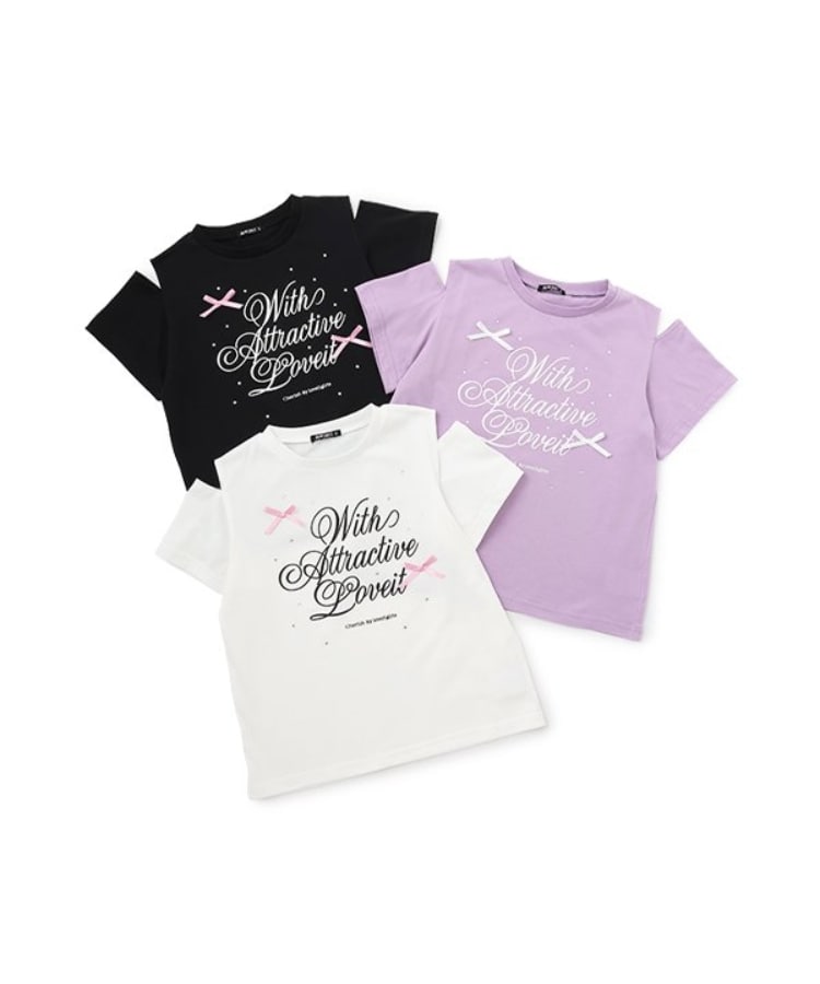 バイ ラビット(by LOVEiT)の★人気商品のため再入荷★ビジューガーリーTシャツ7