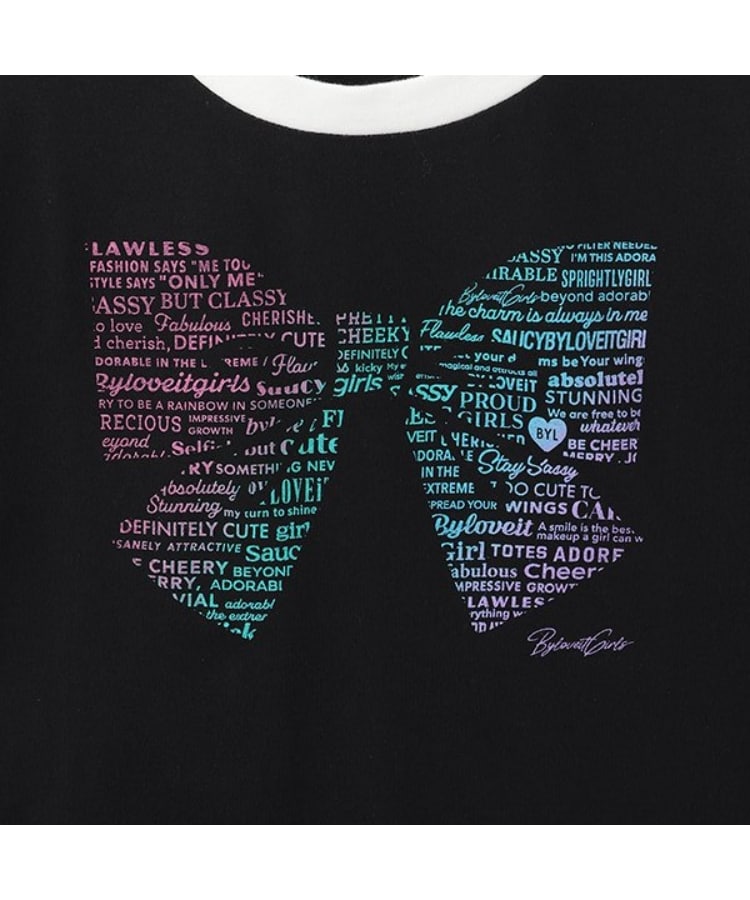 バイ ラビット(by LOVEiT)のグラデーションリボンTシャツ3