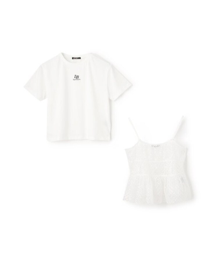 バイ ラビット(by LOVEiT)のチュールビスチェつきTシャツ3