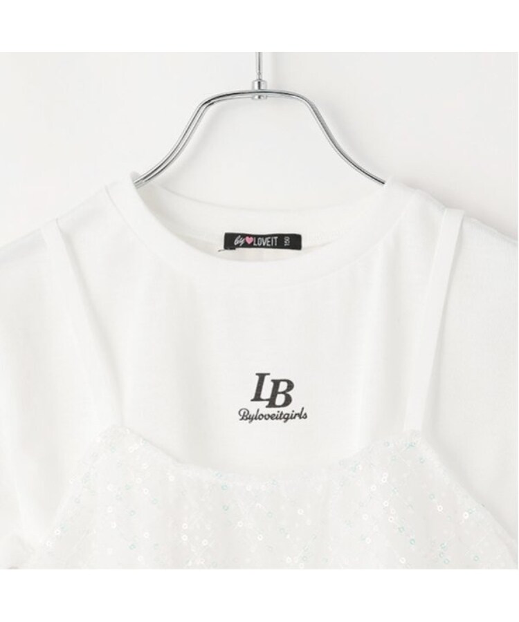 バイ ラビット(by LOVEiT)のチュールビスチェつきTシャツ4