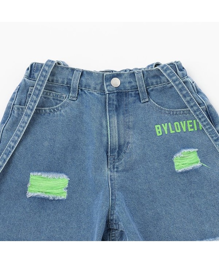 バイ ラビット(by LOVEiT)のダメージショートパンツ2