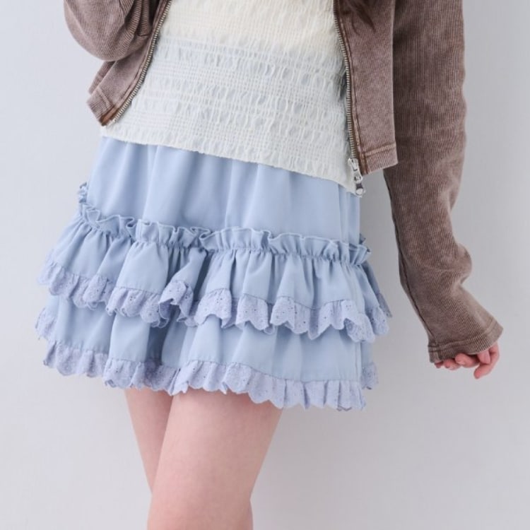 バイ ラビット(by LOVEiT)のレースフリルスカート その他