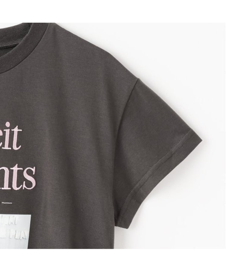 バイ ラビット(by LOVEiT)の【ニコ☆プチ掲載】フォトプリントフレンチTシャツ3