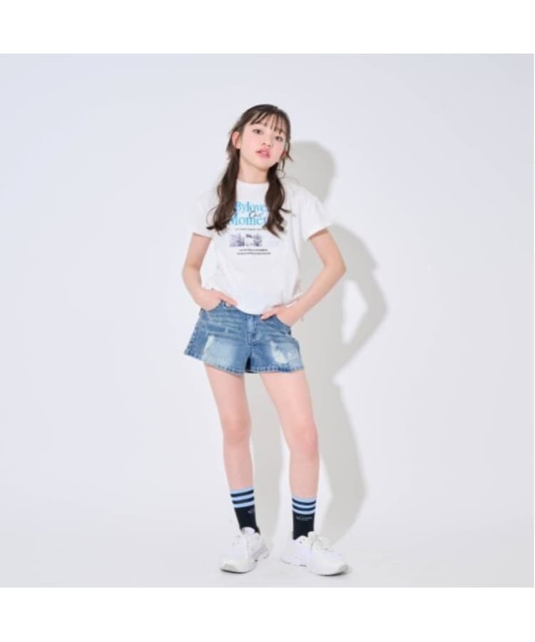 バイ ラビット(by LOVEiT)の【ニコ☆プチ掲載】フォトプリントフレンチTシャツ18