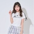 バイ ラビット(by LOVEiT)の【Cuugal掲載】袖リボンラインＴシャツ オフホワイト(003)
