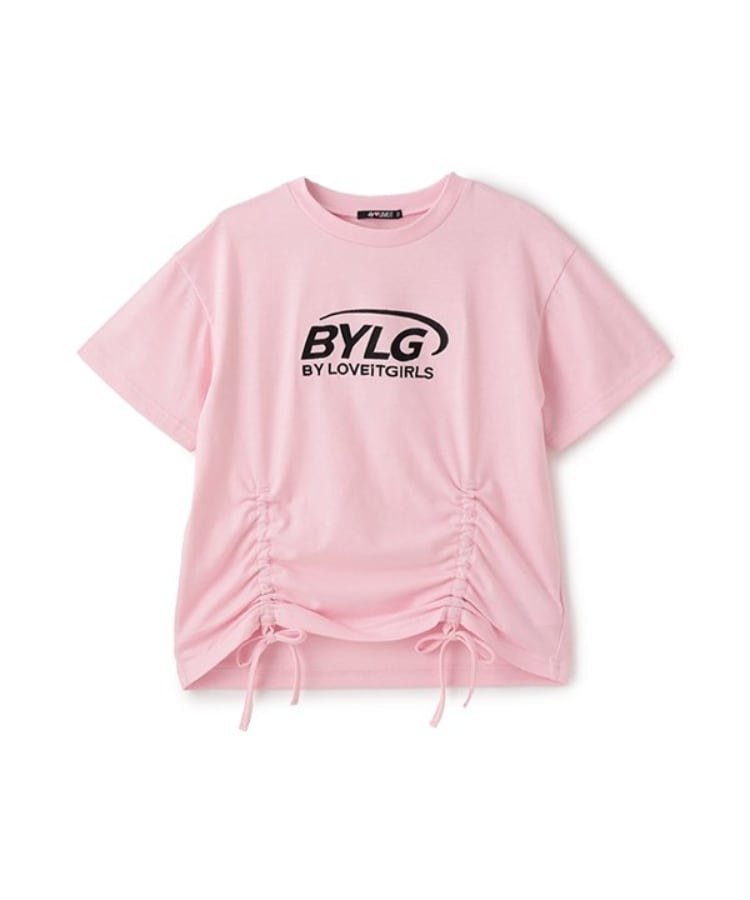 バイ ラビット(by LOVEiT)のドロストTシャツ ピンク(071)