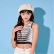 バイ ラビット(by LOVEiT)の【ニコ☆プチ掲載】パッド入りタンクトップ オフホワイト(003)