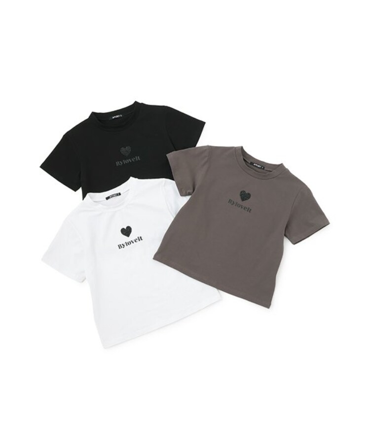 バイ ラビット(by LOVEiT)のハートTシャツ4