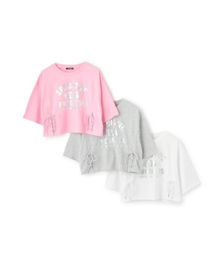 バイ ラビット(by LOVEiT)のドロストワイドTシャツ8
