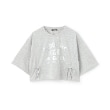 バイ ラビット(by LOVEiT)のドロストワイドTシャツ グレー(212)