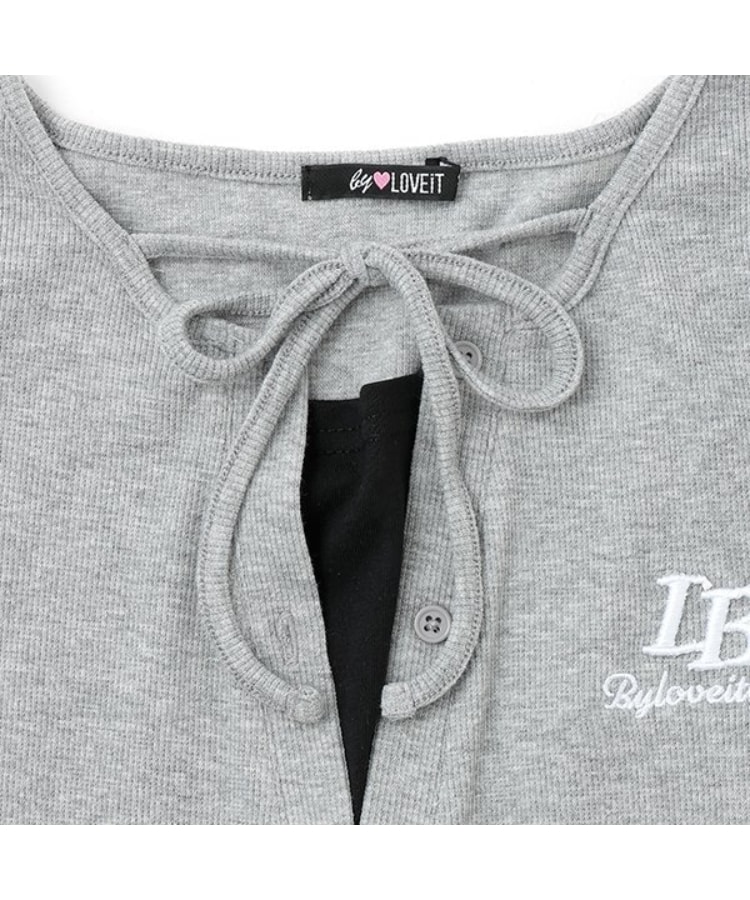 バイ ラビット(by LOVEiT)のテレコレイヤーTシャツ3