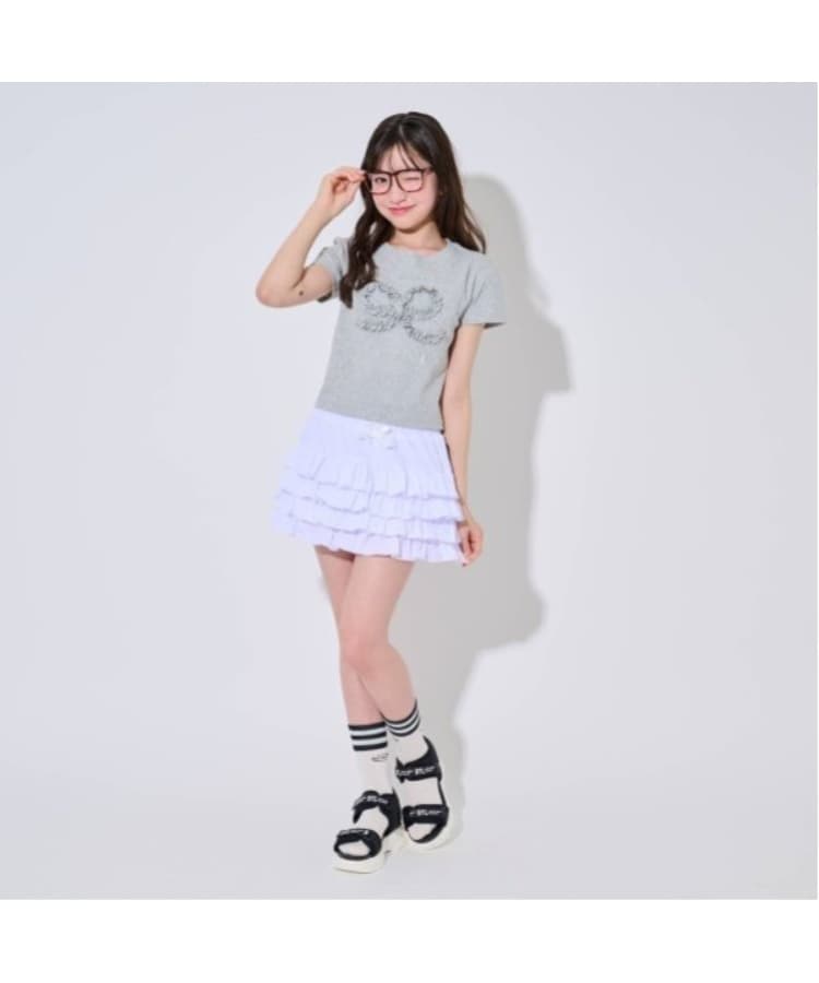 バイ ラビット(by LOVEiT)のクシュクシュおリボンTシャツ11