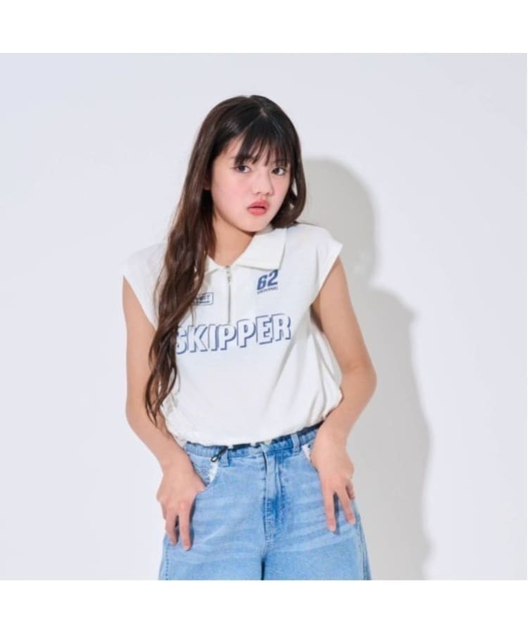 バイ ラビット(by LOVEiT)の【Cuugal掲載】ハーフジップ半袖Ｔシャツ14