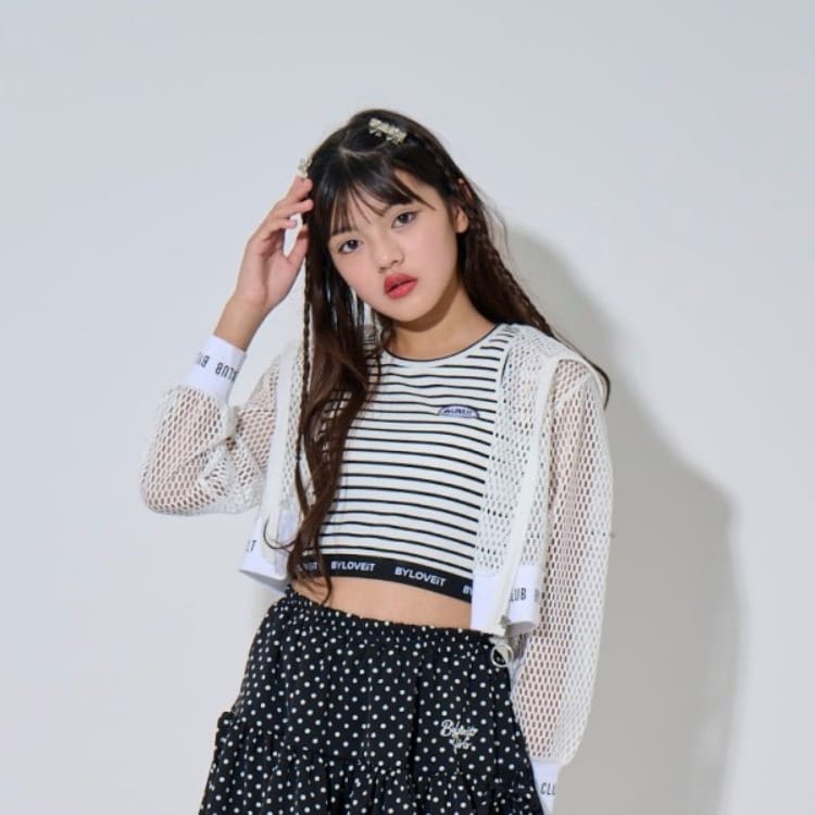 バイ ラビット(by LOVEiT)の長袖メッシュパーカー Ｔシャツ
