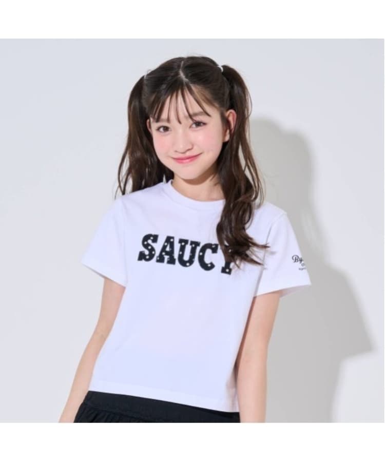 バイ ラビット(by LOVEiT)のドットパッチTシャツ オフホワイト(003)