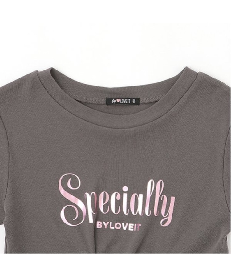 バイ ラビット(by LOVEiT)の【ニコ☆プチ・Cuugal掲載】フロントレースアップＴシャツ2