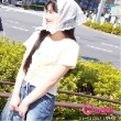 バイ ラビット(by LOVEiT)の【ニコ☆プチ・Cuugal掲載】フロントレースアップＴシャツ10