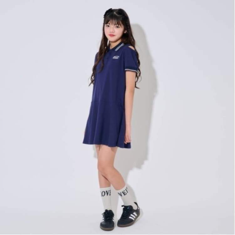 バイ ラビット(by LOVEiT)のポロワンピース ミドルワンピース