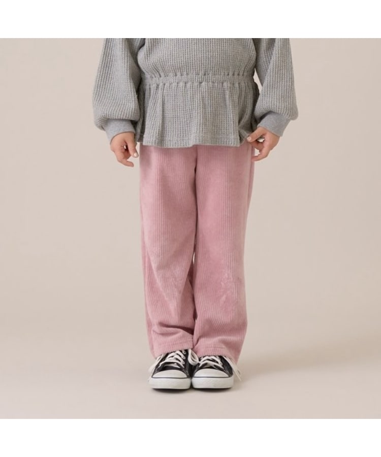 リセマイン(Lycee mine)のやみつきになる履き心地ニットコールパンツ ピンク(073)