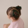 リセマイン(Lycee mine)のベロアリボンヘアクリップ6Pセット グリーン(122)