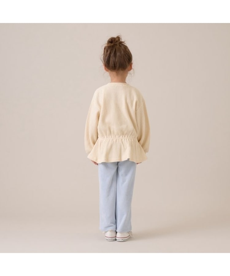 リセマイン(Lycee mine)の【ふわふワッフル】お花付きペプラムトップス9