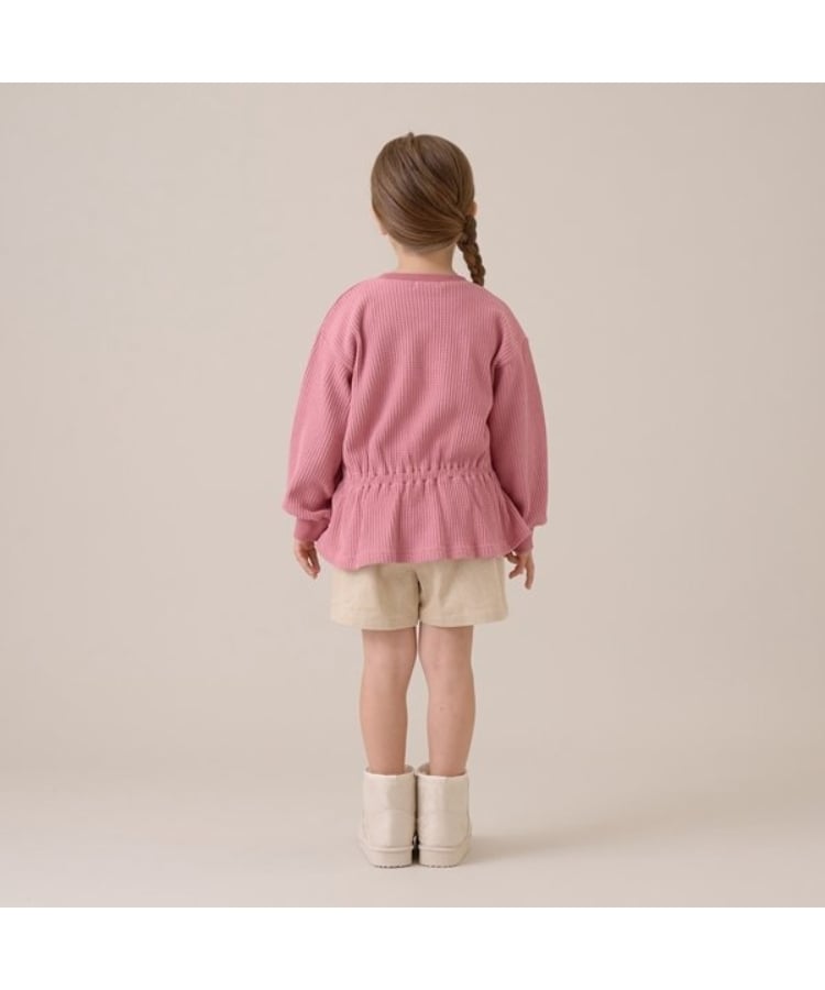 リセマイン(Lycee mine)の【ふわふワッフル】お花付きペプラムトップス11