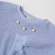リセマイン(Lycee mine)の【ふわふワッフル】お花付きペプラムトップス4