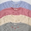リセマイン(Lycee mine)の【ふわふワッフル】お花付きペプラムトップス5