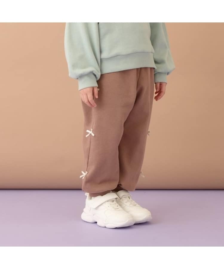 リセマイン(Lycee mine)の【一部再入荷】【毛玉バイバイ】リボン付き裾リブスウェット モカブラウン(442)