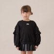 リセマイン(Lycee mine)の【毛玉バイバイ裏毛】【どちらが前でもOK!】フリルスウェット ブラック(219)