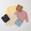 リセマイン(Lycee mine)のハート&フラワー総柄刺しゅうアソートセーター1