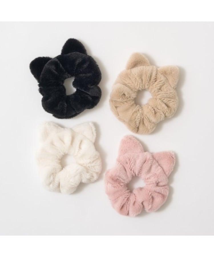 リセマイン(Lycee mine)の【再入荷】ねこみみフェイクファーシュシュ1